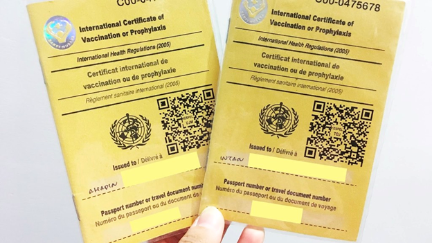Image BUKU KUNING(International Certificate of Vaccination or Prophylaxis - ICV) News